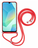 Samsung Galaxy A16 Hoesje met Koord en Camera Bescherming Back Cover Rood afbeelding 6