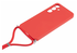 Samsung Galaxy A16 Hoesje met Koord en Camera Bescherming Back Cover Rood afbeelding 7