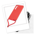 Samsung Galaxy A16 Hoesje met Koord en Camera Bescherming Back Cover Rood afbeelding 2
