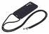 Samsung Galaxy A55 Hoesje met Koord en Camera Bescherming Back Cover Zwart afbeelding 6
