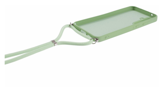 Samsung Galaxy A55 Hoesje met Koord en Camera Bescherming Back Cover Matcha afbeelding 7