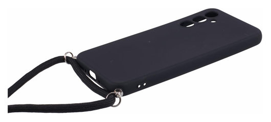 Samsung Galaxy A54 Hoesje met Koord en Camera Bescherming Back Cover Zwart afbeelding 7