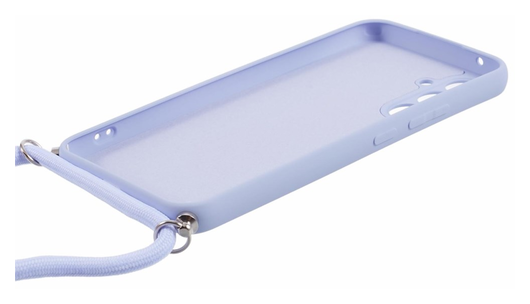 Samsung Galaxy A54 Hoesje met Koord en Camera Bescherming Back Cover Lichtpaars afbeelding 8