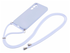 Samsung Galaxy A54 Hoesje met Koord en Camera Bescherming Back Cover Lichtpaars afbeelding 6