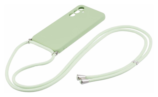 Samsung Galaxy A54 Hoesje met Koord en Camera Bescherming Back Cover Matcha afbeelding 6