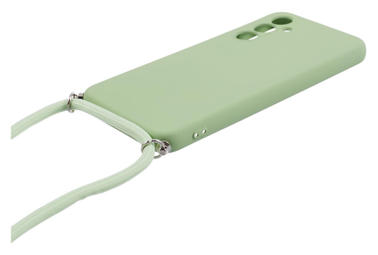 Samsung Galaxy A54 Hoesje met Koord en Camera Bescherming Back Cover Matcha afbeelding 7