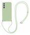 Samsung Galaxy A54 Hoesje met Koord en Camera Bescherming Back Cover Matcha afbeelding 1