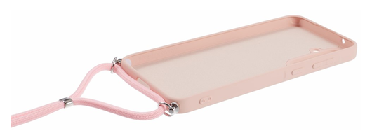 Samsung Galaxy A35 Hoesje met Koord en Camera Bescherming Back Cover Roze afbeelding 7