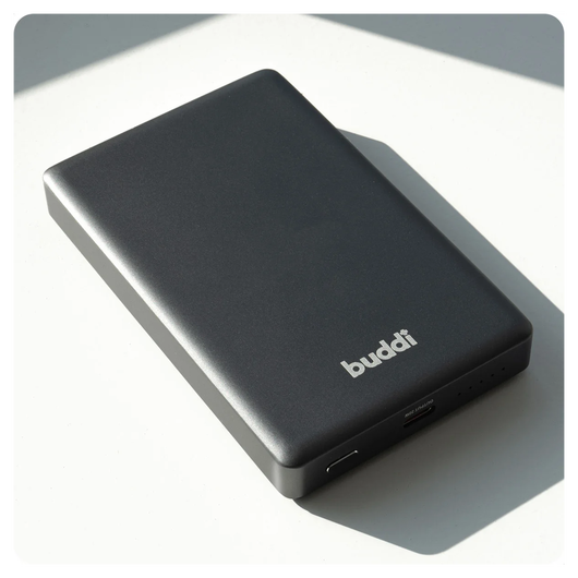 Buddi Connect 10.000 mAh MagSafe Powerbank 20W met 25W Oplader Zwart afbeelding 14