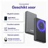 Buddi Connect 10.000 mAh MagSafe Powerbank 20W met 25W Oplader Zwart afbeelding 11