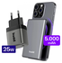 Buddi Connect 5.000 mAh MagSafe Powerbank 20W met 25W Oplader Zwart afbeelding 1