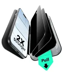ESR UltraFit Privacy iPhone Air Screen Protector Tempered Glass (3-Pack) afbeelding