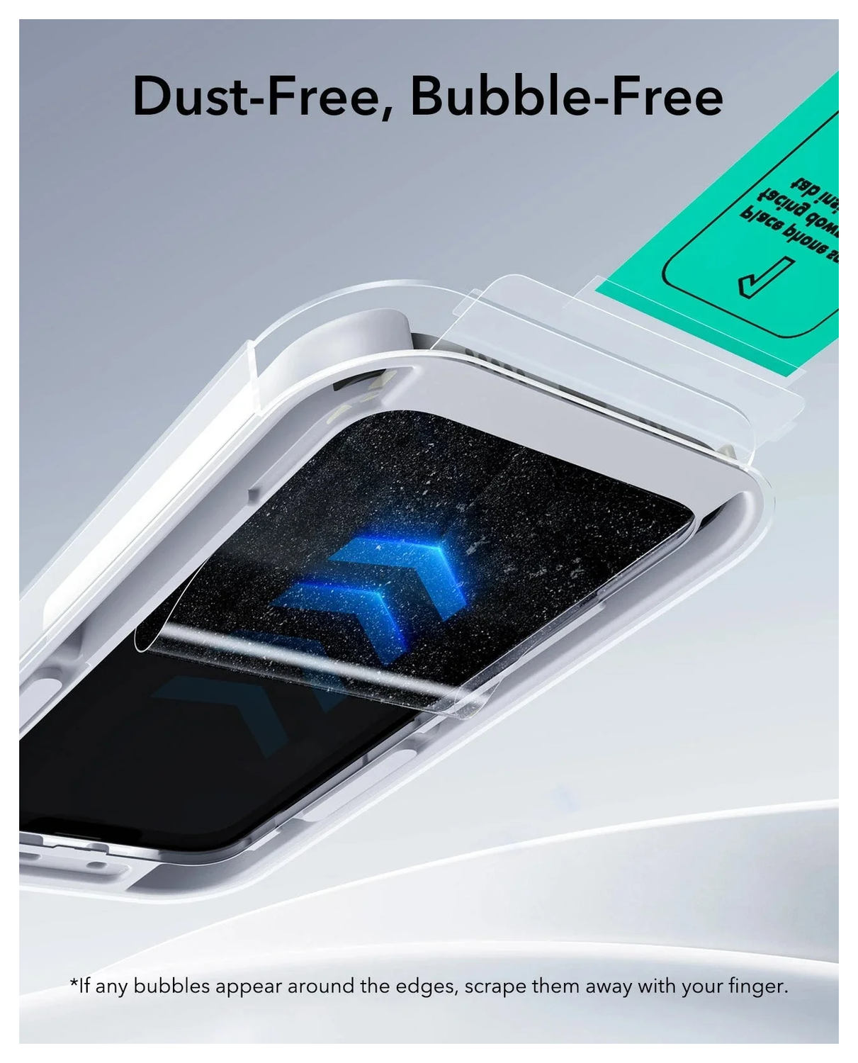 ESR UltraFit Privacy iPhone Air Screen Protector Tempered Glass (3-Pack) afbeelding 5