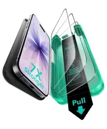 ESR UltraFit Armorite iPhone 17/16 Pro Screen Protector Tempered Glass (3-Pack) afbeelding
