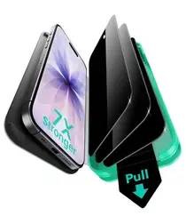 ESR UltraFit Armorite Privacy iPhone 17 Tempered Glass (3-Pack) afbeelding