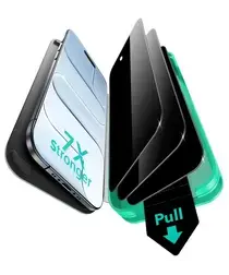 ESR UltraFit Armorite Privacy iPhone Air Tempered Glass (3-Pack) afbeelding