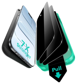 ESR UltraFit Armorite Privacy iPhone 17 Air Tempered Glass (3-Pack)