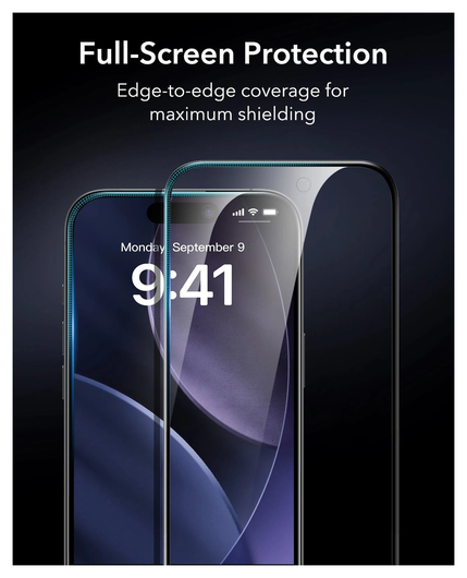 ESR UltraFit Armorite Privacy iPhone 17 Pro Tempered Glass (3-Pack) afbeelding 8