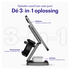 Buddi Power 3-in-1 Draadloze MagSafe / Qi2 Oplader met 25W Power Adapter Grijs afbeelding 2