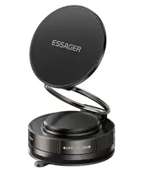 Essager Magnetische MagSafe Telefoonhouder Auto Dashboard met Zuignap Zwart afbeelding