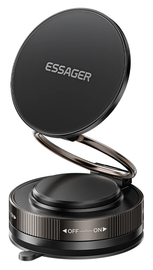 Essager Magnetische MagSafe Telefoonhouder Auto Dashboard met Zuignap Zwart