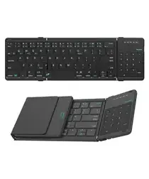 Nillkin Cube Opvouwbaar Bluetooth Toetsenbord met Touchpad Zwart afbeelding