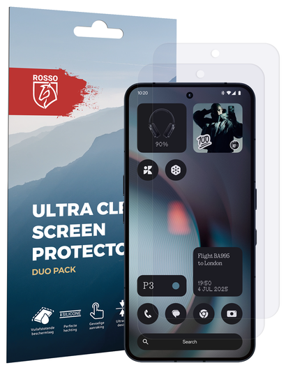 Rosso Nothing Phone (3) Screen Protector Case Friendly Folie Duo Pack afbeelding 7