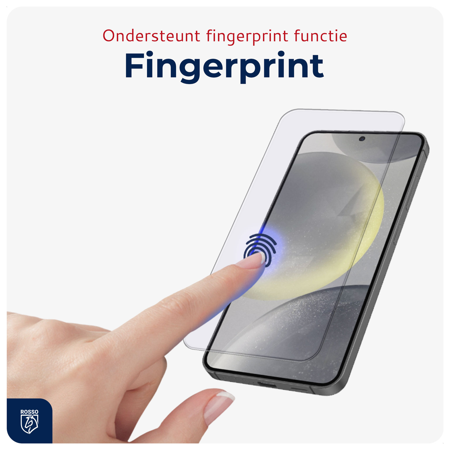 Rosso Samsung S24 Tempered Glass met Installatietray (2-Pack) afbeelding 2