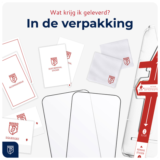 Rosso Samsung S24 Tempered Glass met Installatietray (2-Pack) afbeelding 10