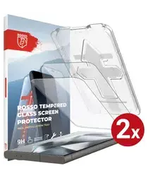 Rosso Samsung S24 Ultra Tempered Glass met Installatietray (2-Pack) afbeelding