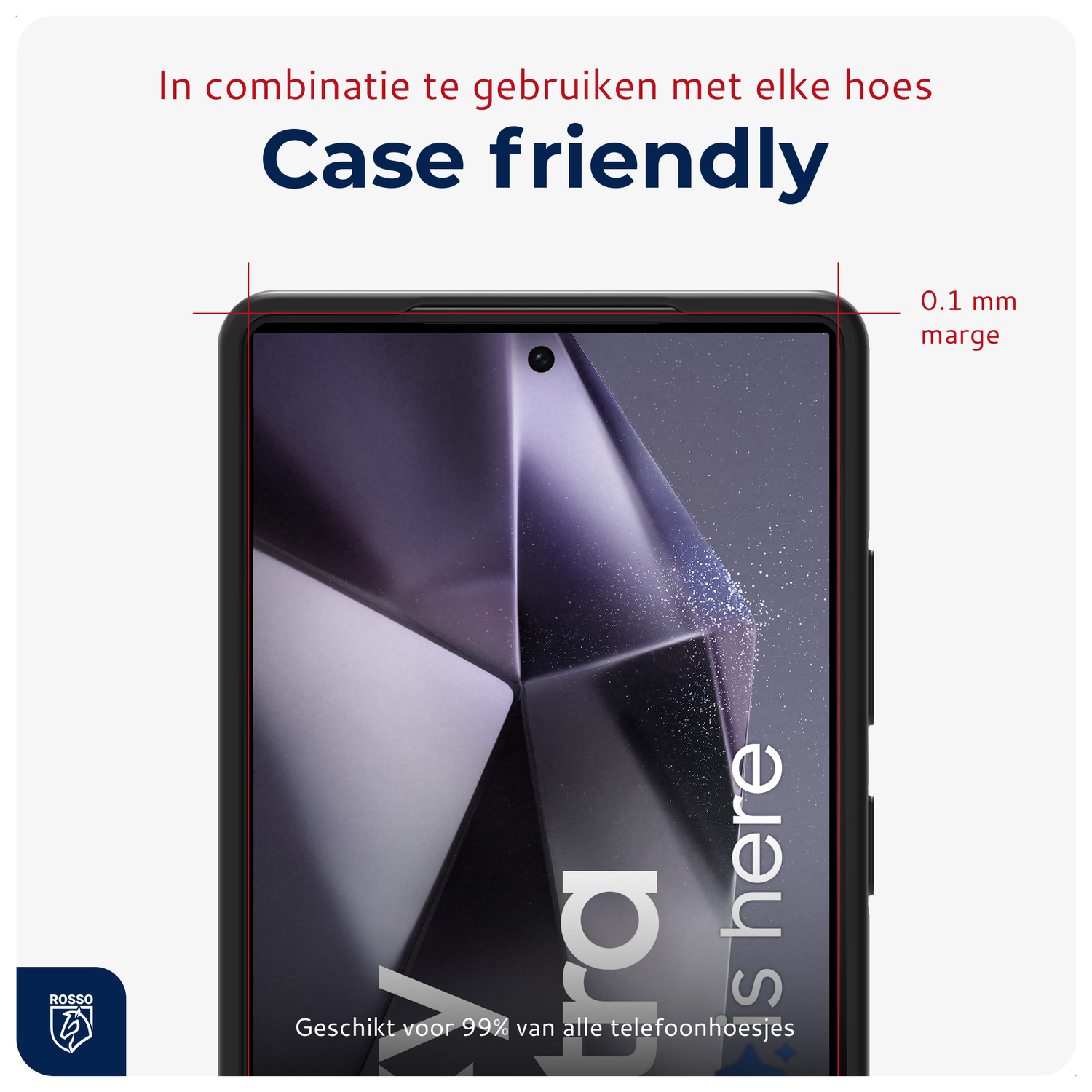 Rosso Samsung S24 Ultra Tempered Glass met Installatietray (2-Pack) afbeelding 7