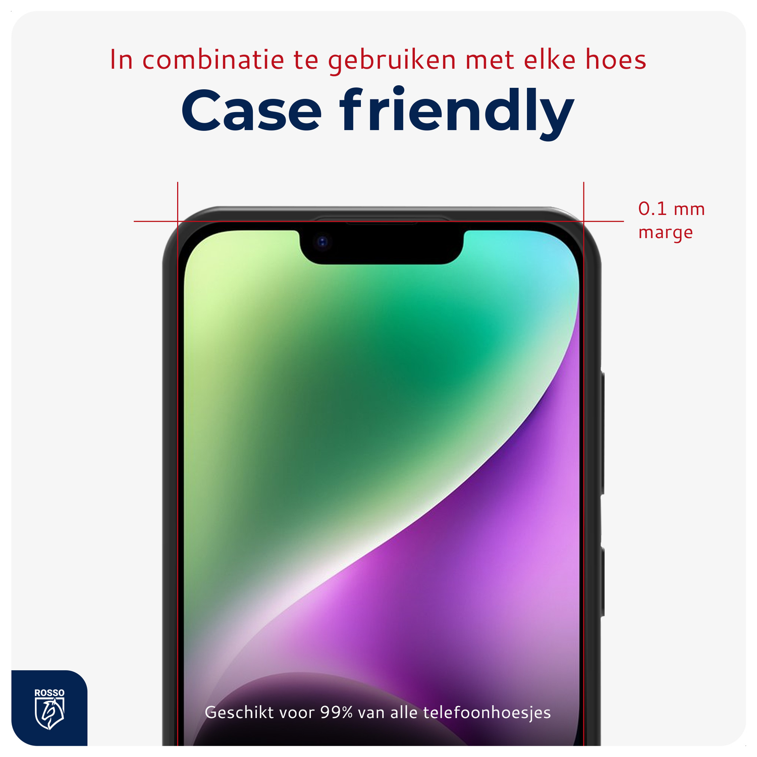 Rosso Apple iPhone 14 Tempered Glass met Installatietray (2-Pack) afbeelding 6