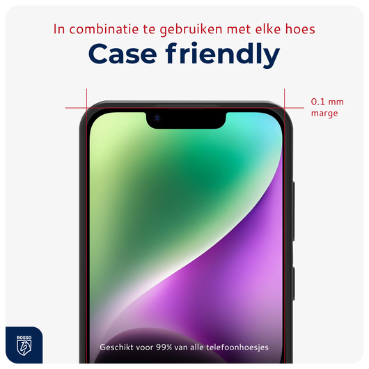 Rosso Apple iPhone 14 Tempered Glass met Installatietray (2-Pack) afbeelding 6