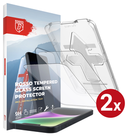 Rosso Apple iPhone 14 Tempered Glass met Installatietray (2-Pack)