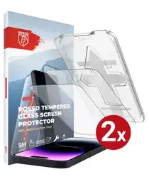 Rosso Apple iPhone 14 Pro Tempered Glass met Installatietray (2-Pack) afbeelding