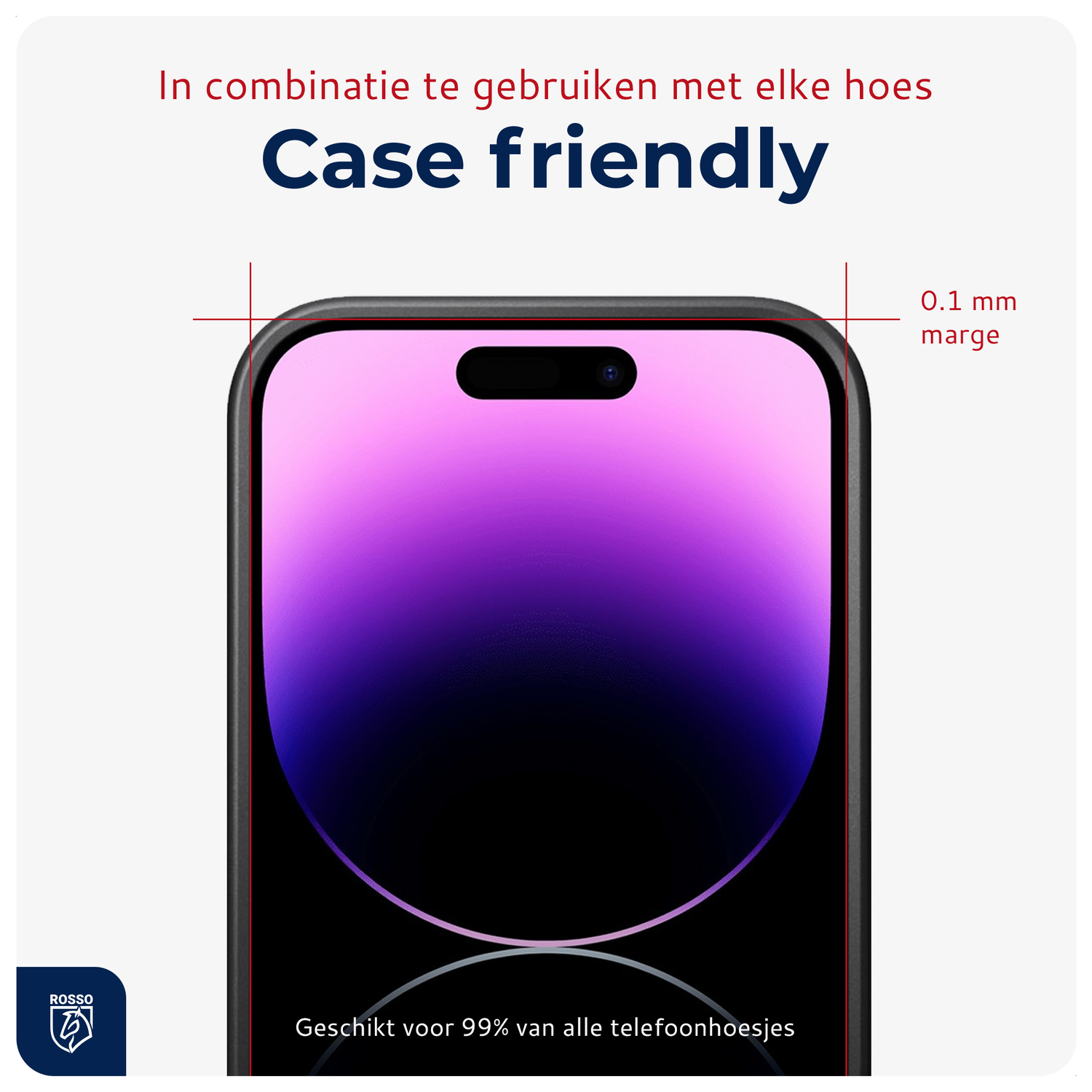 Rosso Apple iPhone 14 Pro Tempered Glass met Installatietray (2-Pack) afbeelding 6