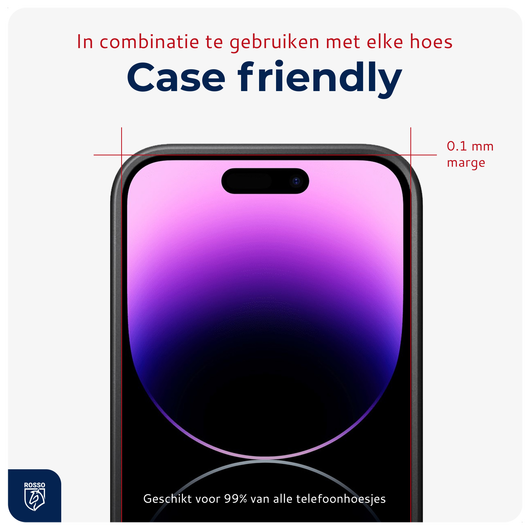Rosso Apple iPhone 14 Pro Tempered Glass met Installatietray (2-Pack) afbeelding 6