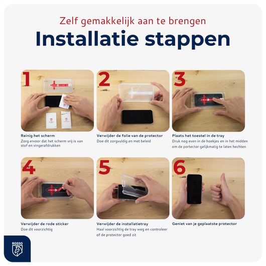 Rosso Apple iPhone 14 Pro Tempered Glass met Installatietray (2-Pack) afbeelding 10