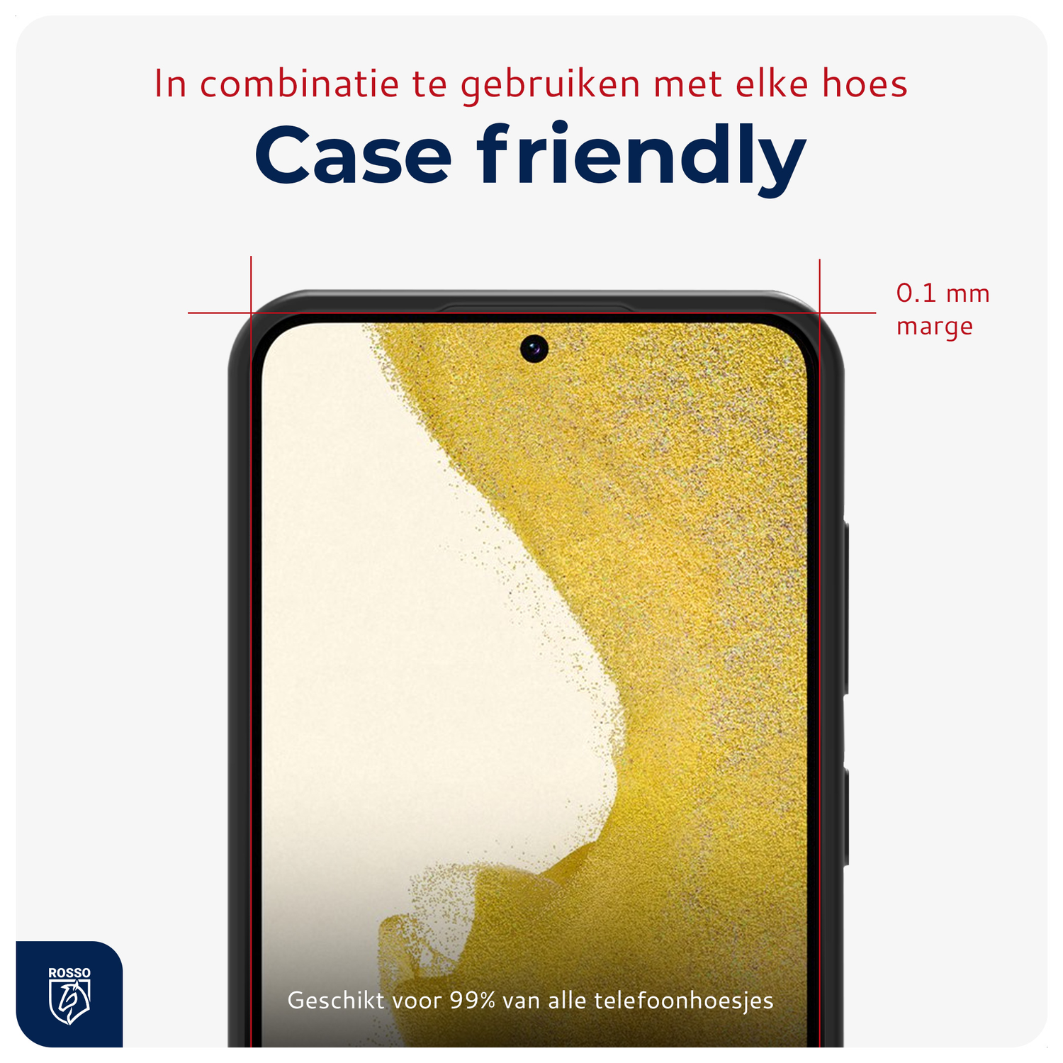 Rosso Samsung Galaxy S22 Tempered Glass met Installatietray (2-Pack) afbeelding 6