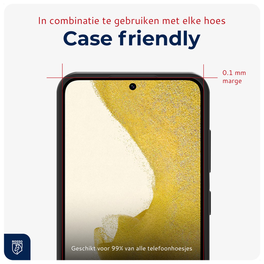 Rosso Samsung Galaxy S22 Tempered Glass met Installatietray (2-Pack) afbeelding 6