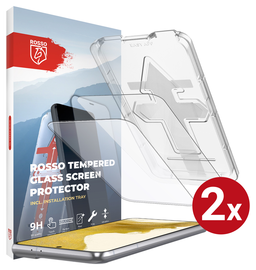 Rosso Samsung Galaxy S22 Tempered Glass met Installatietray (2-Pack)