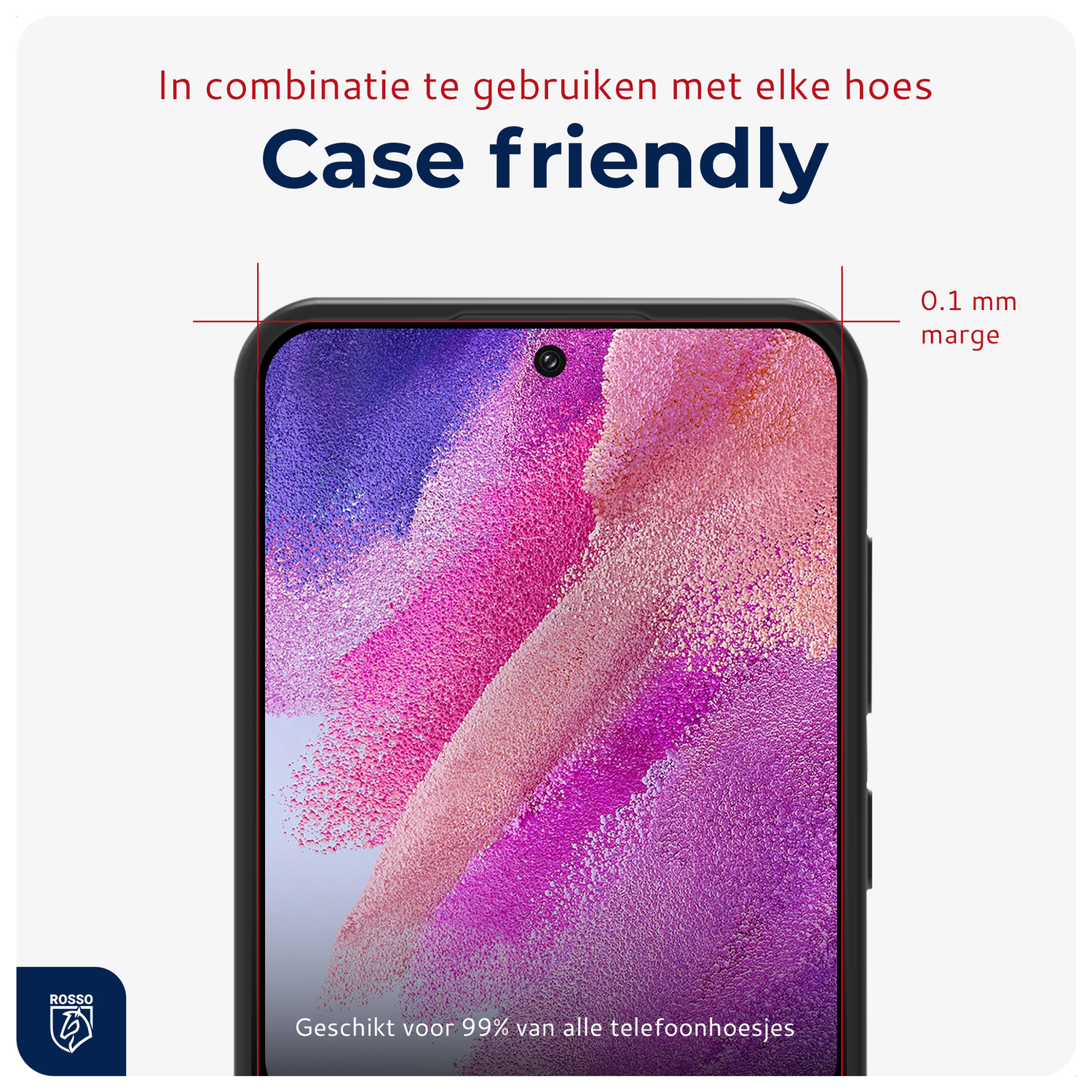 Rosso Samsung Galaxy S21 FE Tempered Glass met Installatietray (2-Pack) afbeelding 7