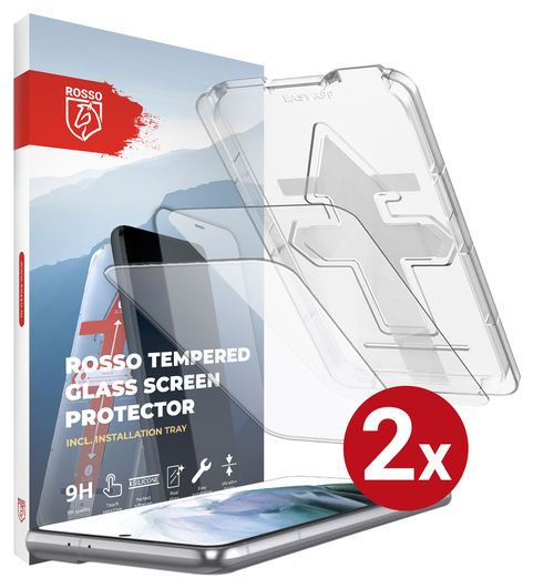 Rosso Samsung Galaxy S21 FE Tempered Glass met Installatietray (2-Pack) afbeelding 13