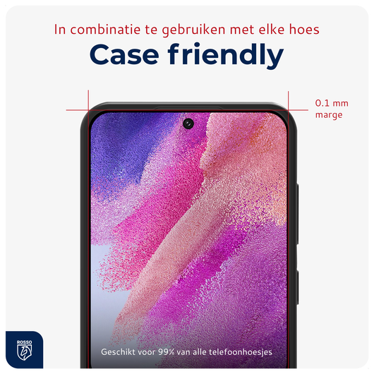 Rosso Samsung Galaxy S21 FE Tempered Glass met Installatietray (2-Pack) afbeelding 7