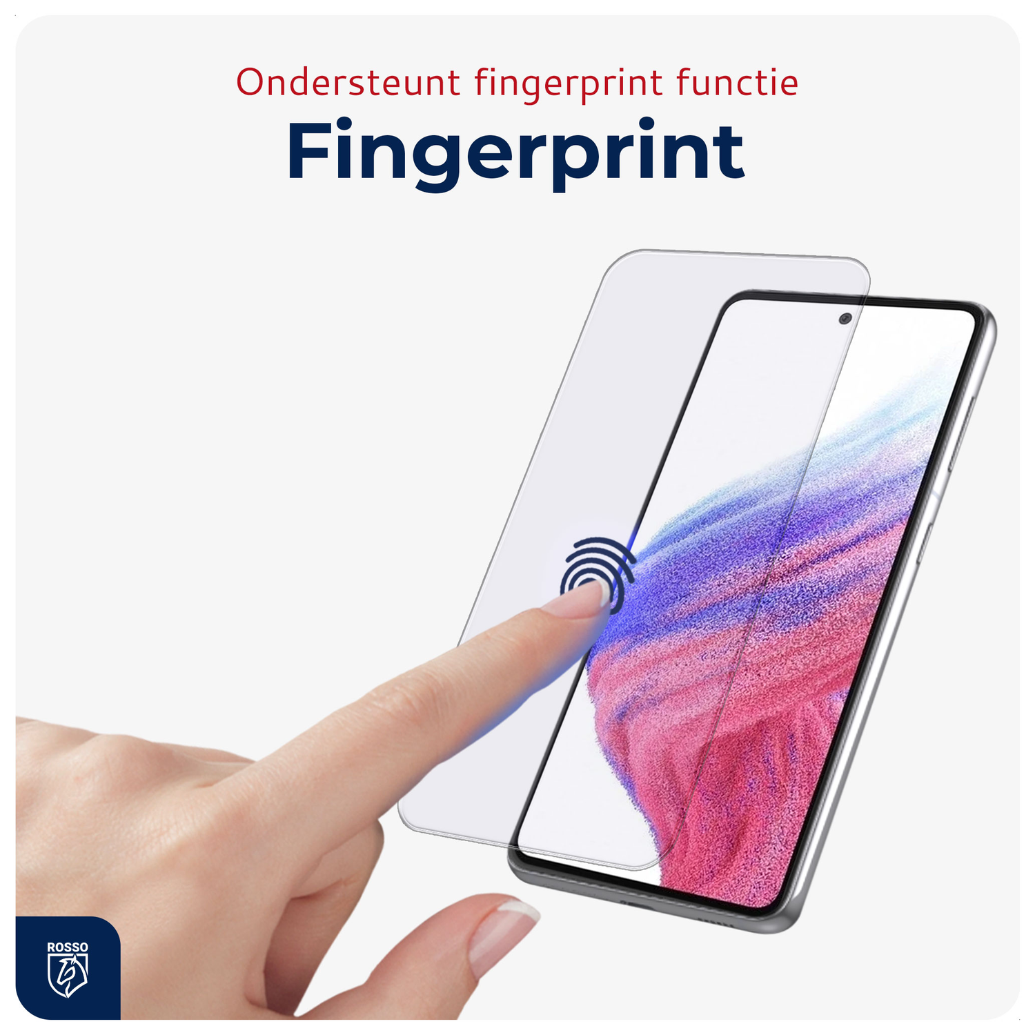 Rosso Samsung Galaxy A53 Tempered Glass met Installatietray (2-Pack) afbeelding 4