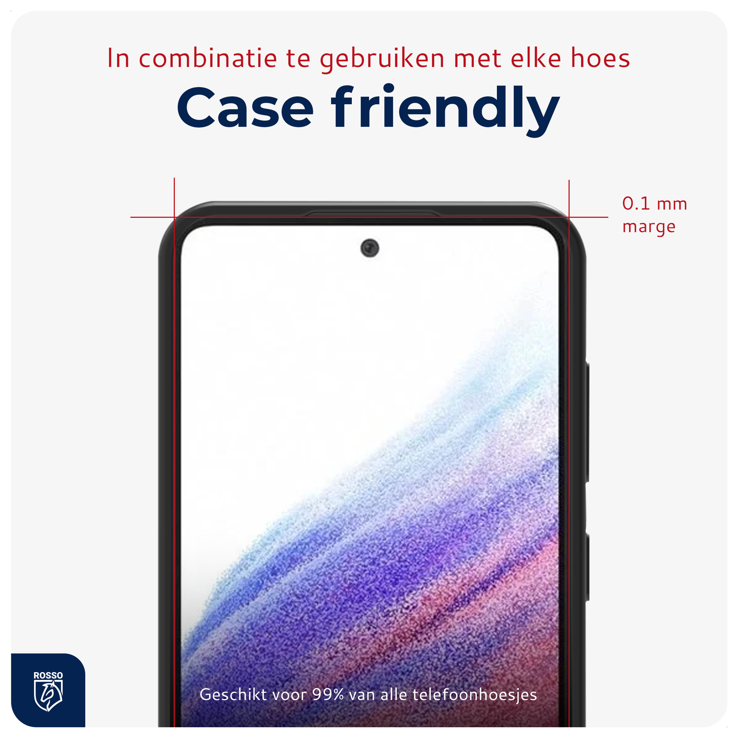 Rosso Samsung Galaxy A53 Tempered Glass met Installatietray (2-Pack) afbeelding 6
