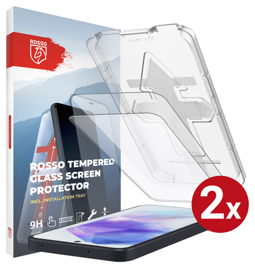Rosso Samsung Galaxy A53 Tempered Glass met Installatietray (2-Pack) afbeelding 1