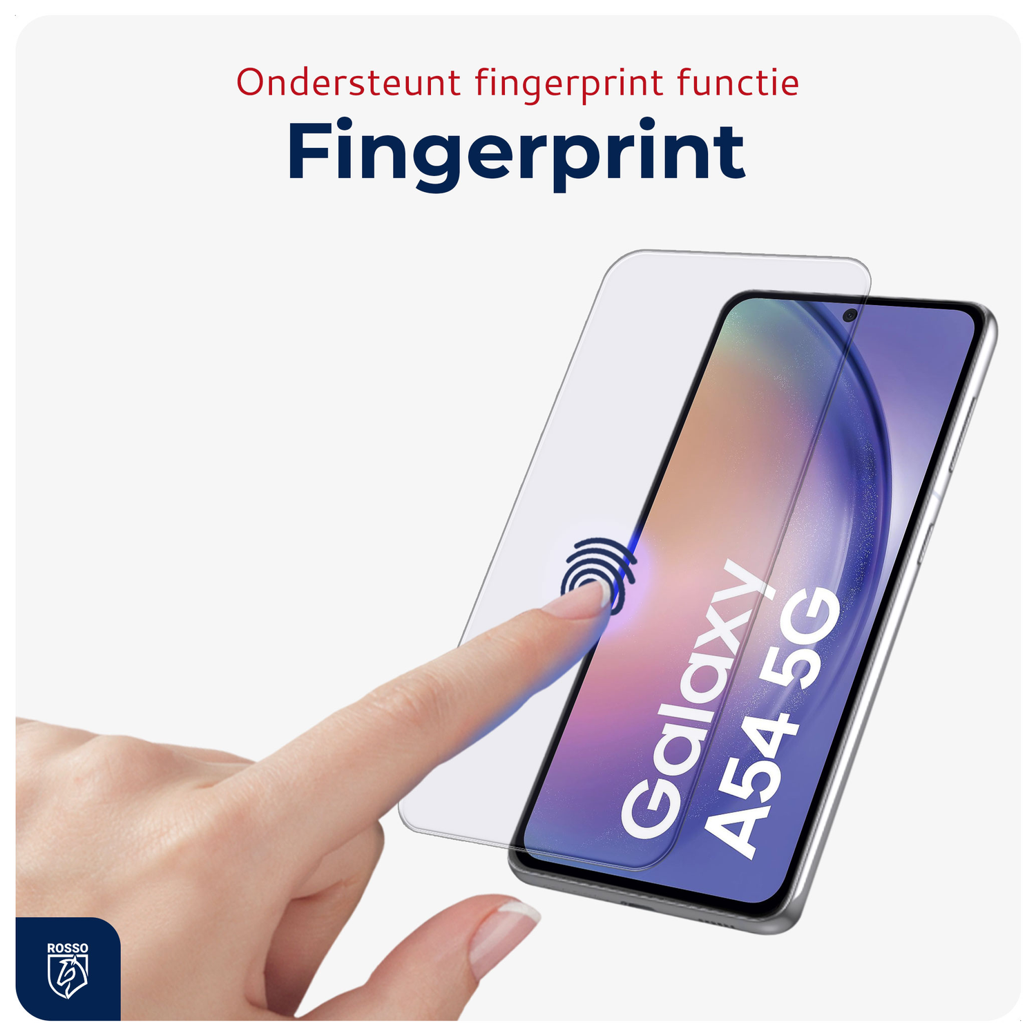 Rosso Samsung Galaxy A54 Tempered Glass met Installatietray (2-Pack) afbeelding 2