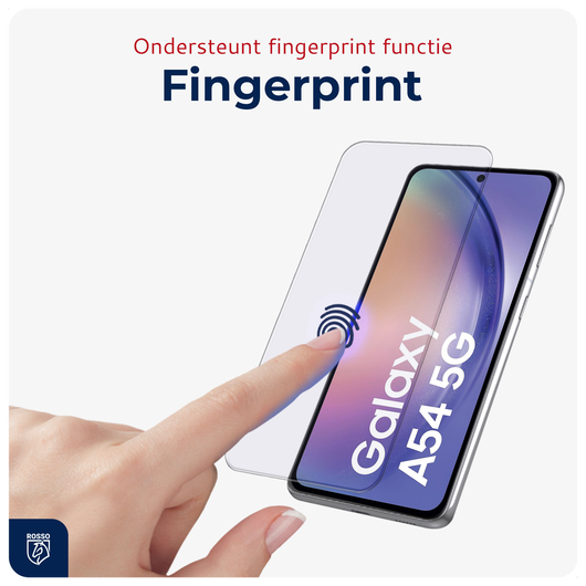 Rosso Samsung Galaxy A54 Tempered Glass met Installatietray (2-Pack) afbeelding 2