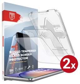 Rosso Samsung Galaxy A54 Tempered Glass met Installatietray (2-Pack)
